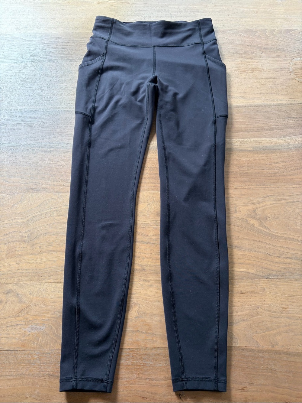 lululemon athletica Black High-Rise Performance Leggings with pockets